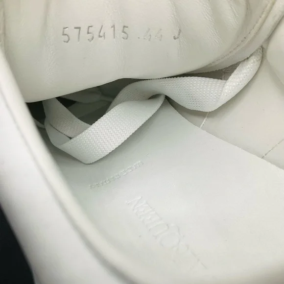 Alexander McQueen Men’s Oversized Sprayed Sneakers Size 11 NWB AUTHENTIC - Picture 8 of 10